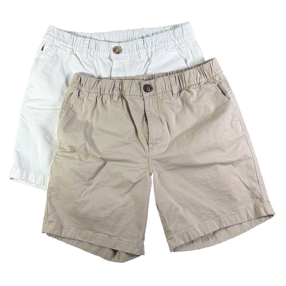 Chubbies Chino Shorts Lot of Two Mens Medium 7 Inseam Preppy Golf Summer Work